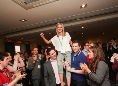 Kate Feeney, the new Ógra Fianna Fáil president