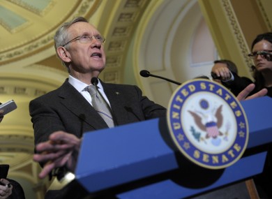 Senate Majority Leader Harry Reid (file photo)