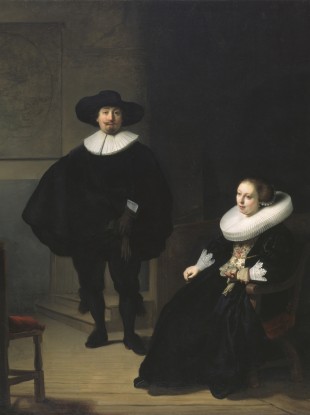 Rembrandt's 'A Lady and Gentleman in Black' - one of the paintings stolen in the heist