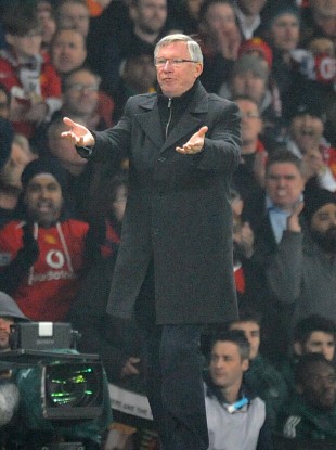 Alex FErguson was furious with the ref's decision.
