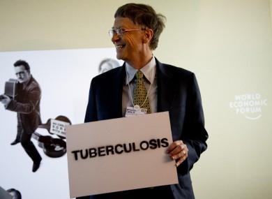 American philanthropist Bill Gates shows up for a photo call in support of the Global Fund to fight AIDS, Tuberculosis and Malaria at the 43rd Annual Meeting of the World Economic Forum, WEF, in Davos earlier this year.