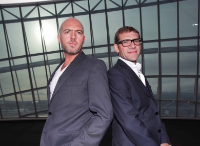 Dylan McGrath (left) and fellow Masterchef judge Nick Munier (file photo)