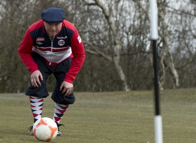 What playing footgolf looks like (file photo).