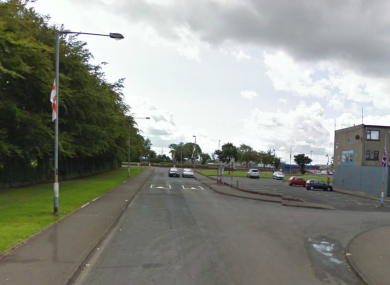 A file photo of the Harpur's Hill area in Coleraine, the scene of last night's shooting incident.