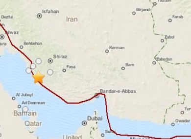 The powerful quake struck on the southwest coast.
