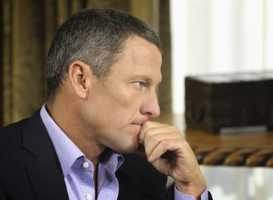 Lance Armstrong gave a TV interview earlier in the year in which he admitted to doping.