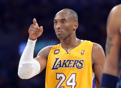 Kobe Bryant don't take no guff from no-body.
