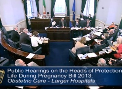 The hearings yesterday