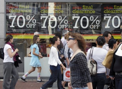 Retail sales in Ireland slowed again in May
