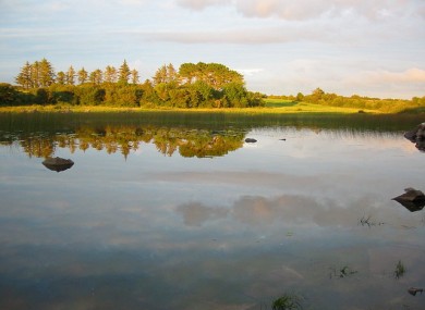 Ballyquirke Lake, near Moycullen in Co Galway where the man drowned.