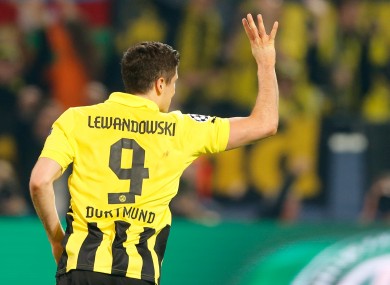 lewandowski dortmund jersey