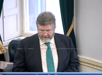 James Reilly called on Ó Lubhlaí's victims to come forward during a Seanad discussion on the allegations this evening.