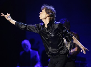 Mick Jagger on stage in Philadelphia earlier this month