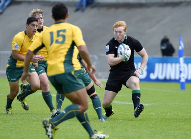 Rory Scholes encounters a blanket Australia defence.