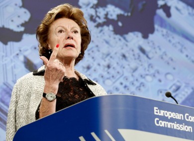 The awards were announced by the EU's digital agenda commissioner, Neelie Kroes, in London last night.