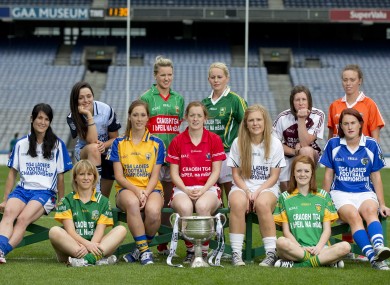 Senior Ladies footballers at the Championship launch in Croke Park earlier this month.