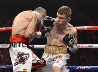 Carl Frampton's last bout was against Kiko Martinez in February.