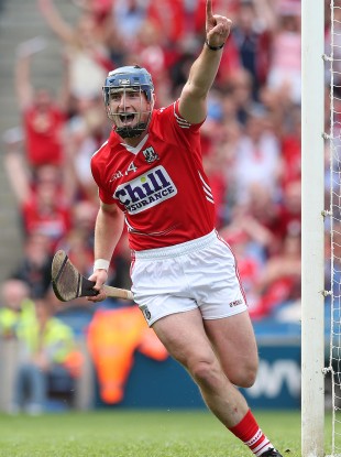 Patrick Horgan celebrates after scoring his goal on Sunday.