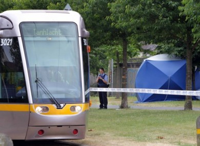 The scene of the shooting on 15 July