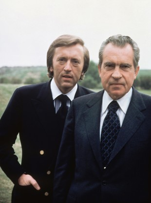 David Frost with US President Richard Nixon in 1977.