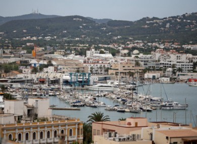 Ibiza Town and Marina.