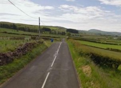 The Feystown Road area of Glenarm Co. Antrim where the deceased men were found.