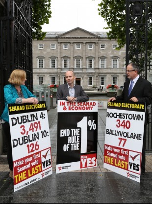 The Socialist Party launched their Seanad referendum campaign today.