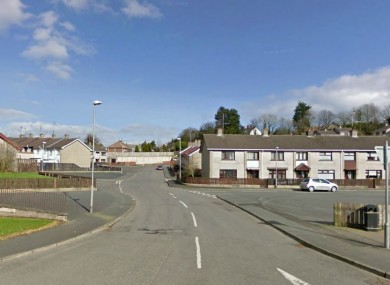 The Springdale area of Dungannon where the arson attack took place.