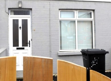 Trinity Terrace in Lisburn, Co Antrim where the body of Brendan Owens, three, was found in July.