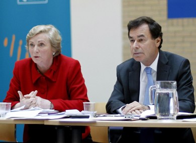 Minister for Children Frances Fitzgerald and Justice Minister Alan Shatter