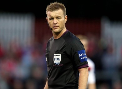 Referee Alan Kelly will finish up with the League of Ireland in the coming weeks.