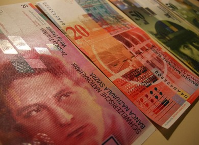 Swiss francs