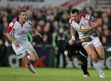 Tommy Bowe scored Ulster's only try of the night.