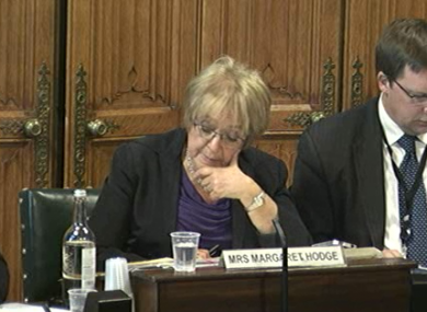 Commons' Public Accounts Committee chairwoman Margaret Hodge.
