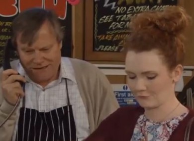 A scene from 'Coronation Street'