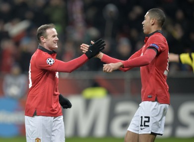 Rooney: had a hand in United's first four goals.