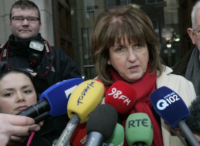 Minister for Social Protection Joan Burton