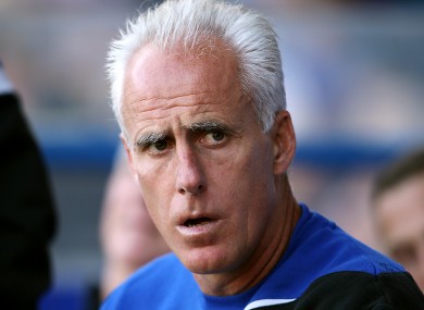 Tractor boy: Mick McCarthy looks to be staying at Portman Road.
