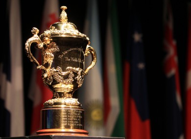 Will the William Webb Ellis Cup be coming to Ireland in 2023?
