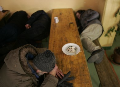 People in a homeless hostel (File photo)