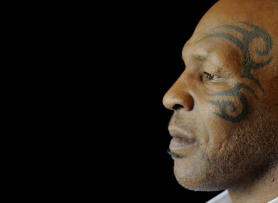 Banned: Former heavyweight champ, Mike Tyson.