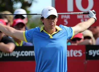McIlroy had an indifferent 2013.