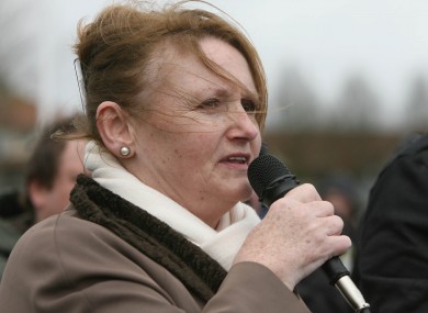 Marian Price a a commemoration ceremony in Derry in 2010.