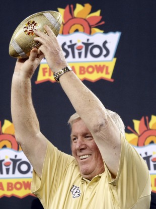 George O'Leary will bring the Fiesta Bowl winning UCF to the Croke Park Classic next August.