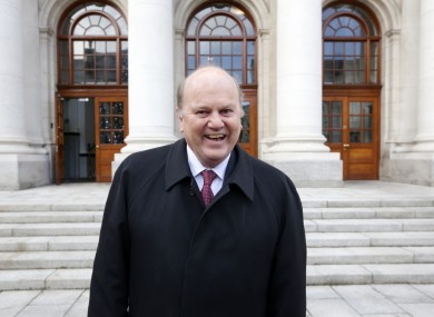 Noonan pleased with Ireland's bailout exit last month.