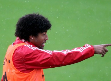 New man; Bayern Munich defender Dante.