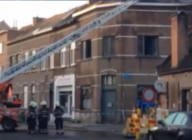 The scene of last week's fire.