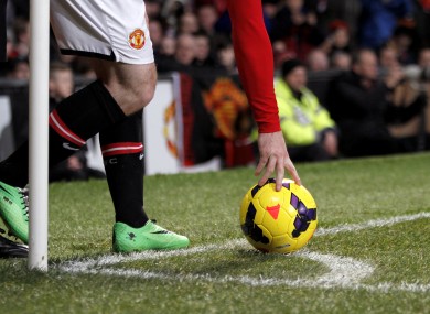 Corner boy: Wayne Rooney says he's focused on his game, despite transfer talk.