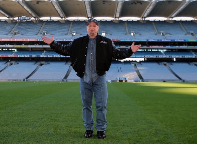 Garth Brooks at Croke Park.
