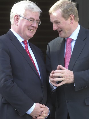 The Tánaiste and Taoiseach, pictured here last week.